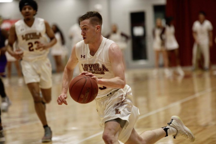 Finance senior Ethan Turner scored 17 points in his last game at The Den. Photo credit: Michael Bauer