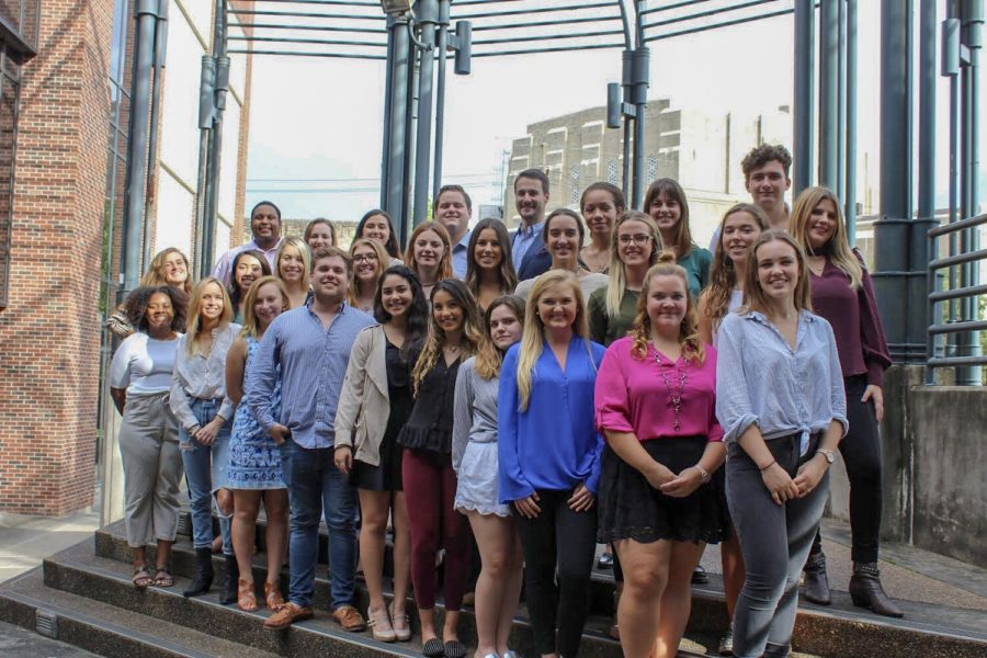 Members of the Donnelley Center pose for a photo. Photo credit: Andres Fuentes