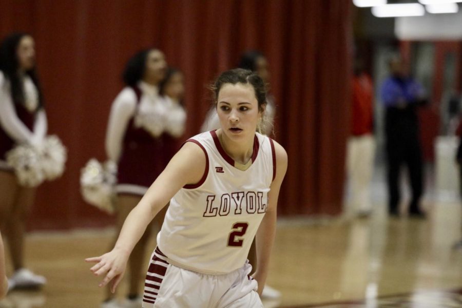 Mathematics sophomore Presley scored a career-best in both points and three-pointers. She scored 22 points with six three balls to go along with two rebounds, two assists and a steal while coming off the bench. Photo credit: Andres Fuentes
