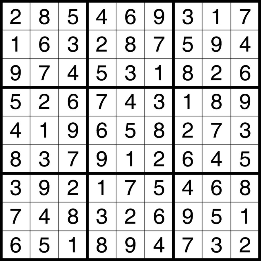 Sudoku created by Crosswords Ltd