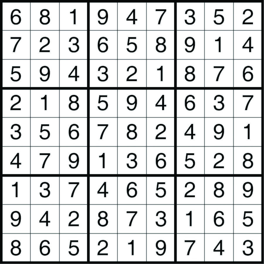 Sudoku created by Crosswords Ltd