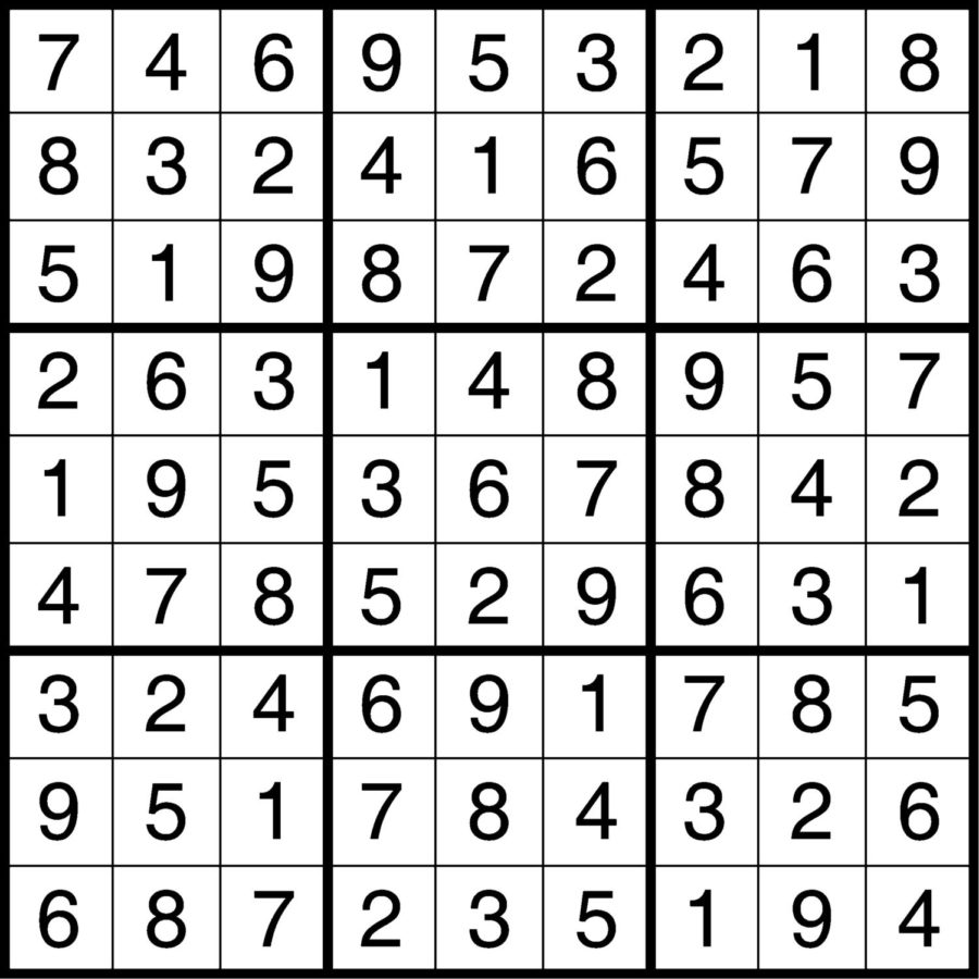 Sudoku created by Crosswords Ltd