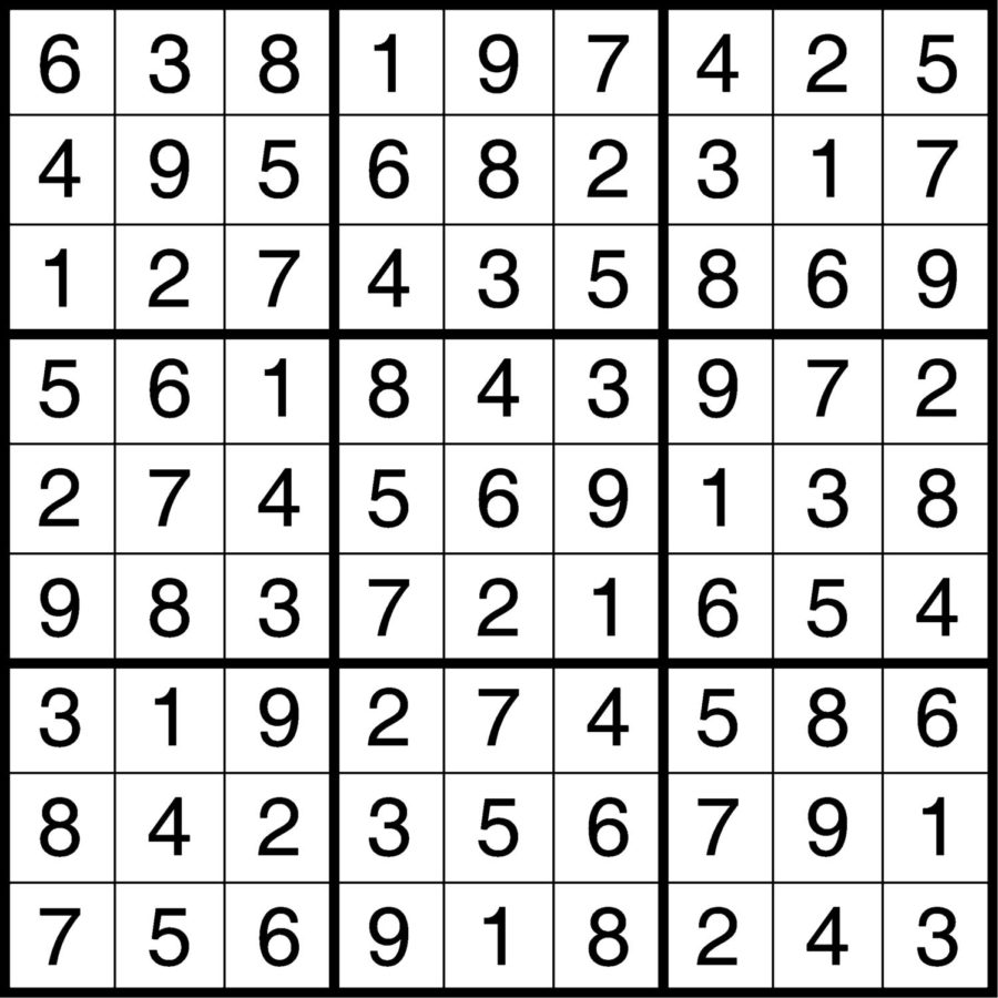 Sudoku created by Crosswords Ltd