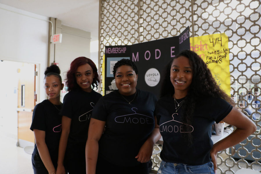 From left to right: Zyon Barbosa Monteiro, Destiny Martin, Bria Permenter, and Kendall Wilson. Photo credit: Hannah Renton