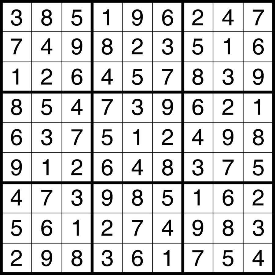 Sudoku created by Crosswords Ltd