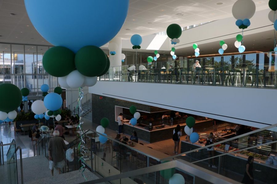 The Tulane Commons opening week. The Commons opened earlier this year and replaced the old dining hall Bruff Commons.