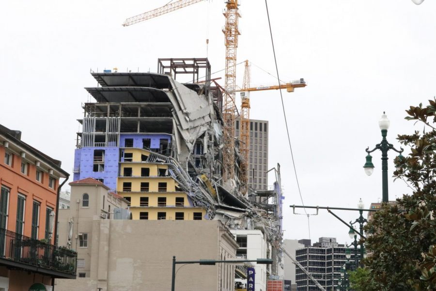 The Hard Rock Hotel collapsed early Saturday morning on October 12, 2019. Photo credit: Andres Fuentes