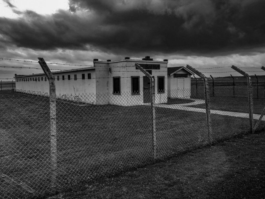 Clouds shadow the old death row building at Louisiana State Penitentiary. The prison is the largest in Louisiana. Photo credit: Michael Bauer