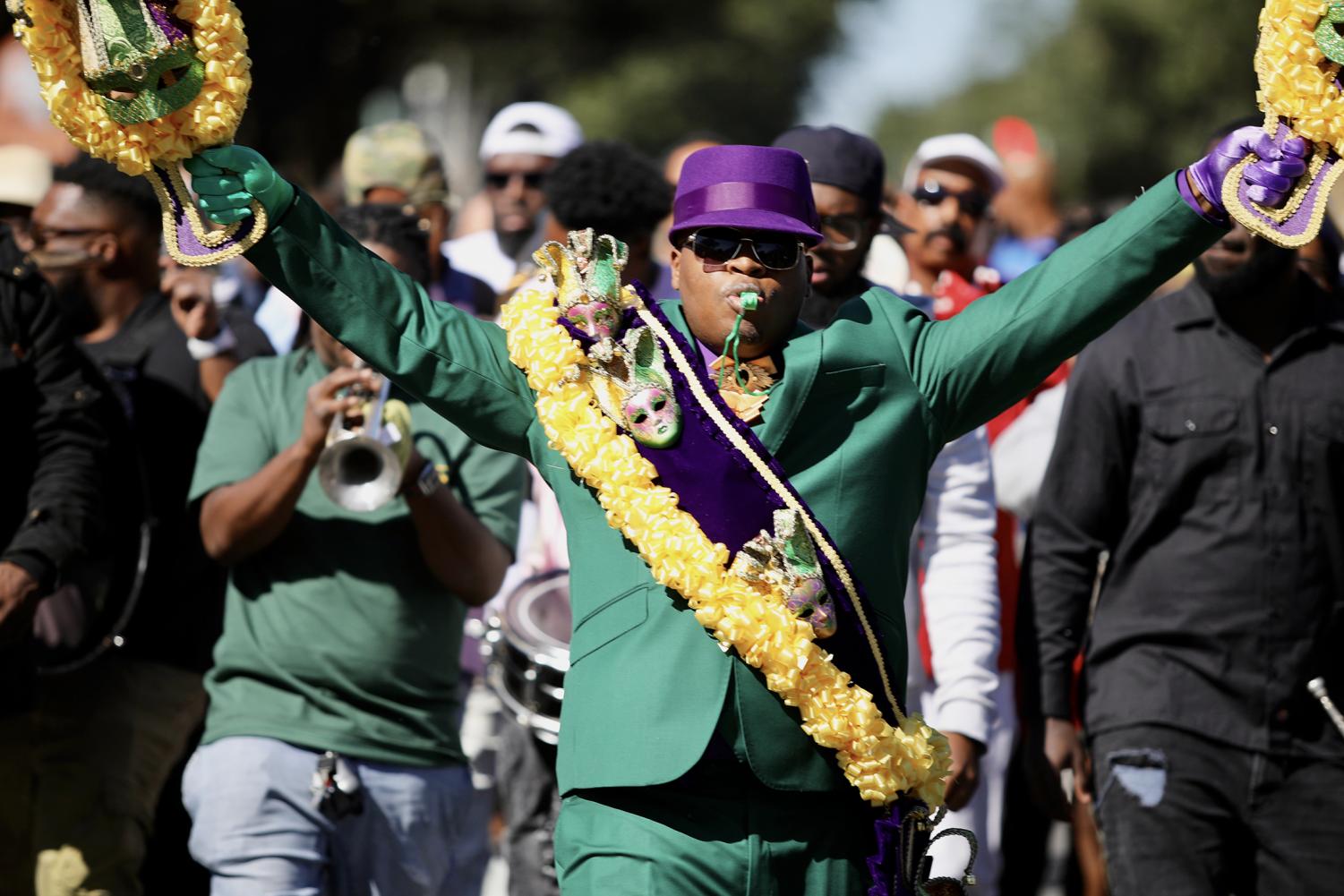 The Maroon Marchers embrace New Orleans’ second line season