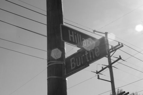 The cross street of Hillary and Burthe Streets. Police are investigating a homicide that occurred there in the early hours of Jan. 10.