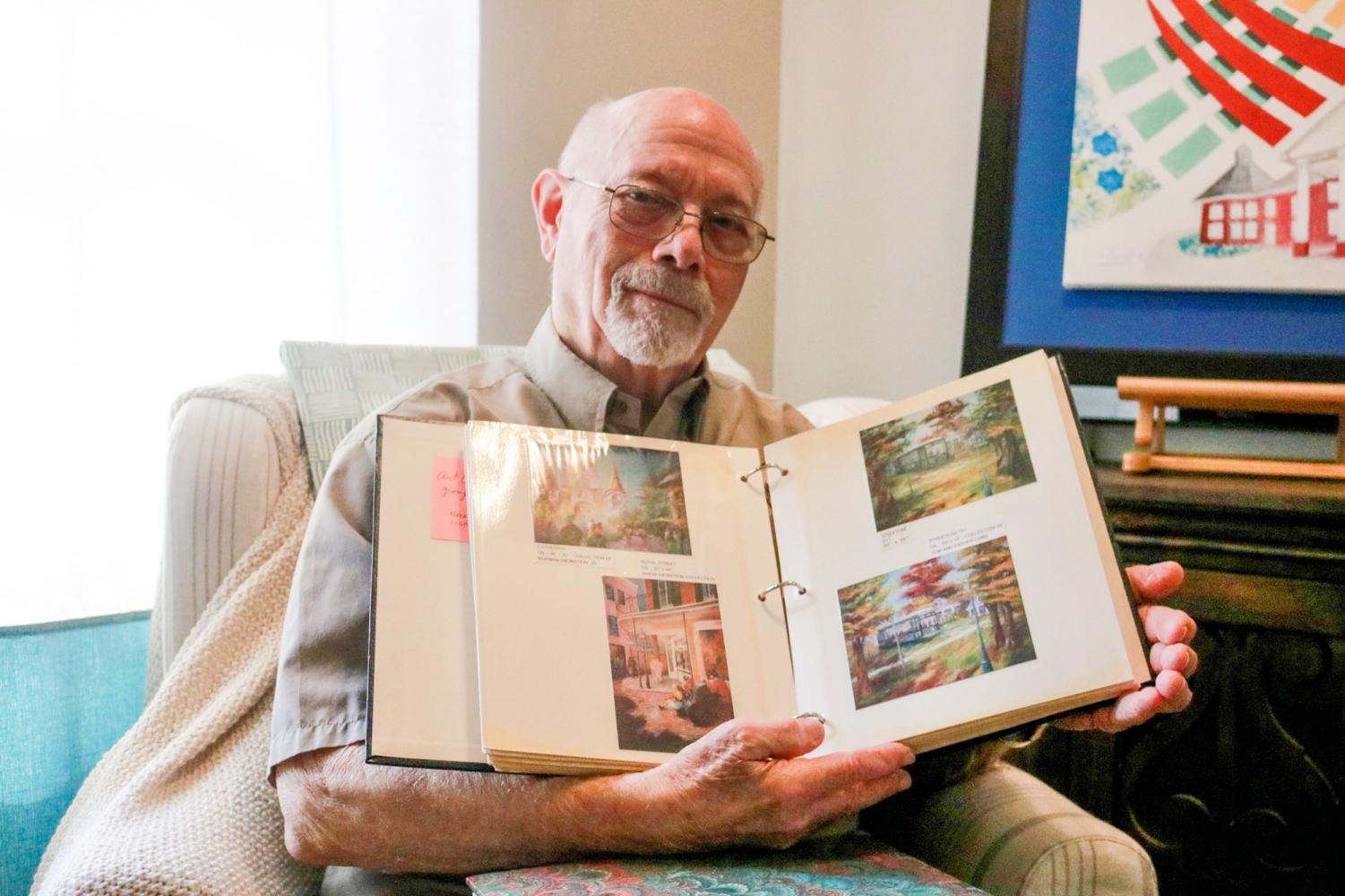 Elderly artist uses art to cope with wife's death - The Maroon