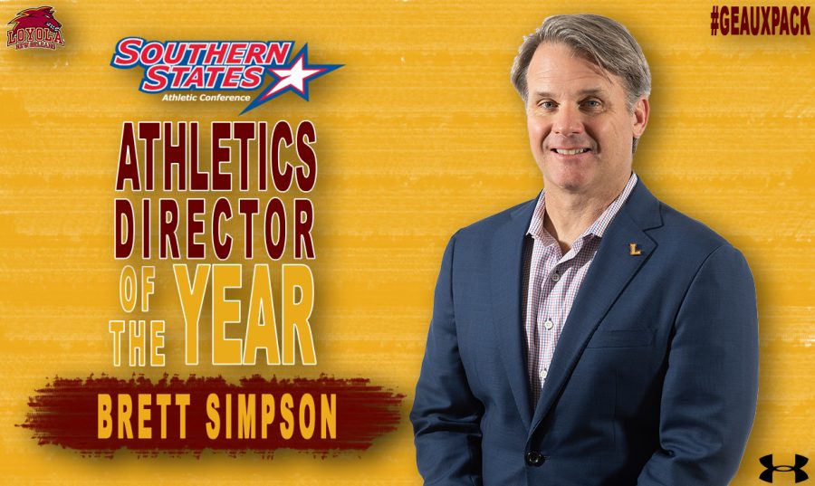 Wolfpack athletic director Brett Simpson wins the SSAC AD of the year award for the second year in a row Courtesy of Wolf Pack Athletics