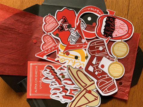 This is a sorority sticker pack that sophomore Asha Altemus sells in her shop.
Image Credit: Asha Altemus Photo credit: Asha Altemus
