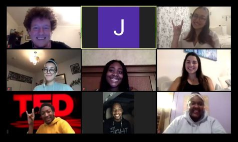 Gordon Towell, top left corner, resigned from his position as the Chief Justice of the Student Government Association. Photo credit: Loyola SGA