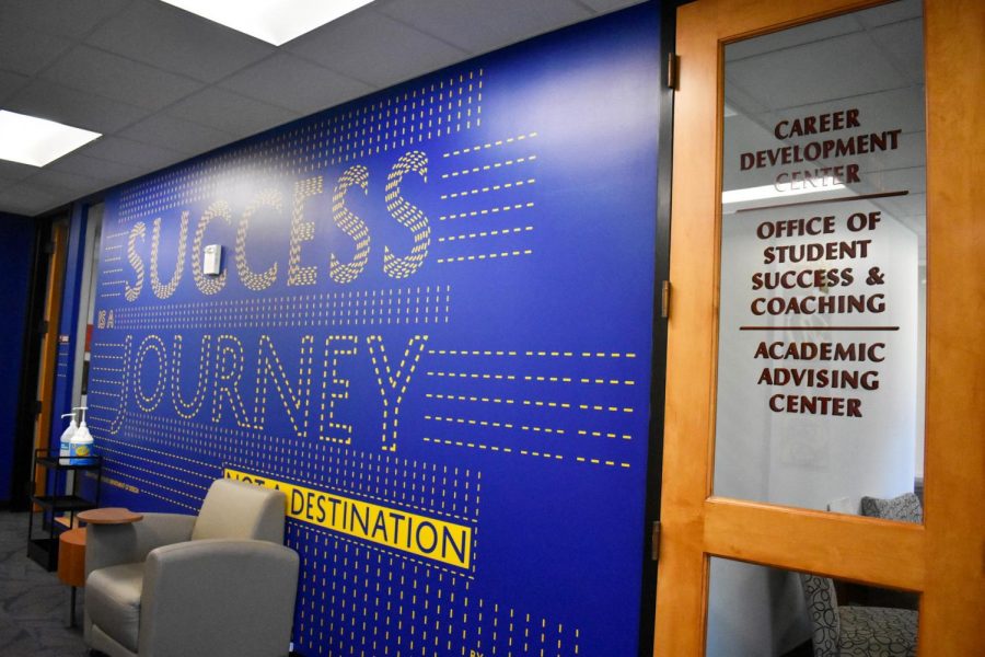 The Student Success Center encourages students to reach out for career development, success coaching, and academic advising. The Success Center recieved a $1.4 million grant that they will disperse over the next five years. Photo credit: Maria Paula Marino