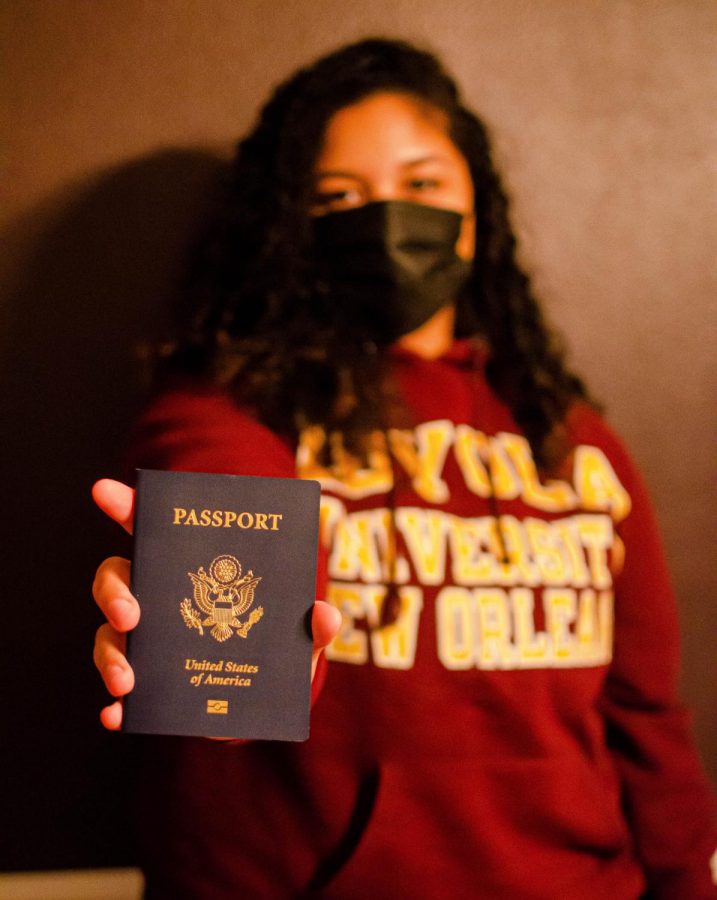 (WEB VERSION) Asia Julia Hentkowski packs for her upcoming trip to England. Asia is just one of the many Loyola students that will be studying abroad this semester.