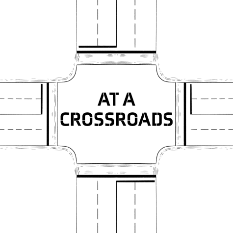 An illustration of a traffic circle represents the intersectional identity of a Black woman and journalist.