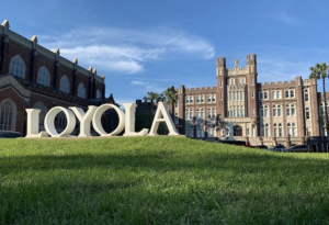 The main Loyola sign, which sits at the very front of campus, with Marquette Hall in the background. Dr. Kelly Frailing, an associate professor at Loyolas criminology and justice department, died, according to an announcement to students by department chair Rae Taylor.