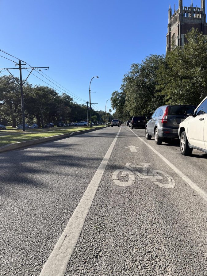 New Orleans bike lane