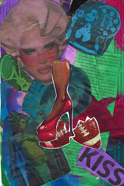 A+collage+of+various+images%2C+with+the+main+one+being+a+high+heel+splitting+a+football+in+half.