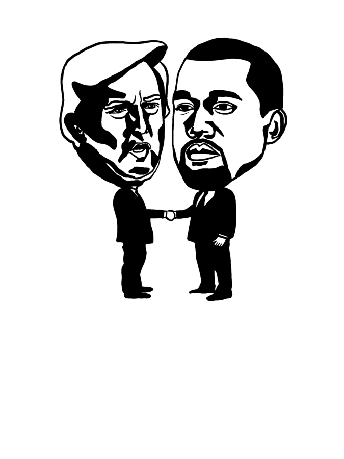 kanye west and donald trump