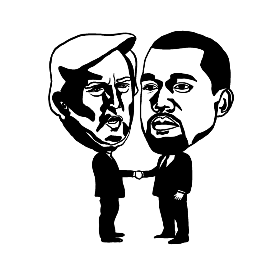 kanye+west+and+donald+trump