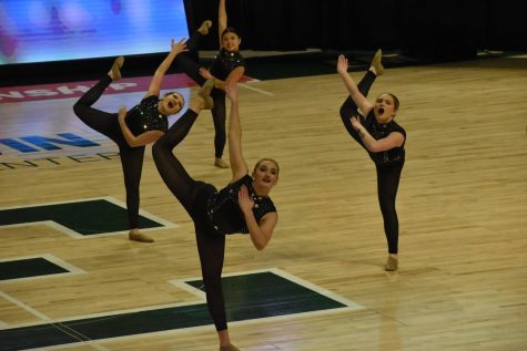 The Dance team competes at the NAIA National Championships in Ypsilanti, Mich. on March 12, 2023
