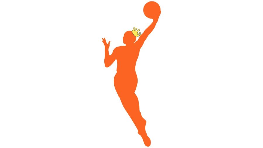 WNBA logo with drawn crown