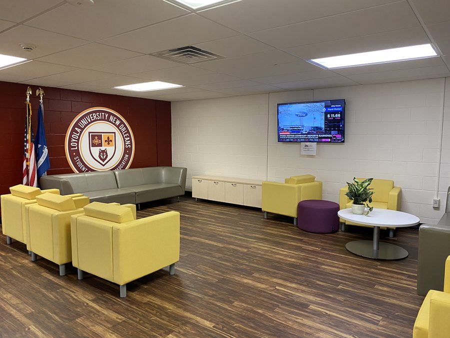 A picture of the Student Government Association Hub in the lower level of the Danna Center. SGA did not confirm the cabinet in time for the 2023-24 school year.