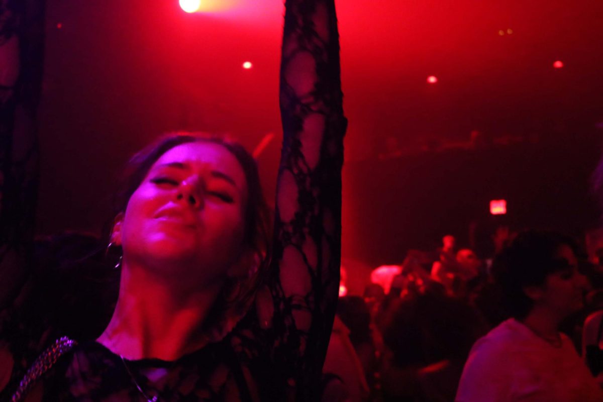 Girl dances to the music on Halloween
night. Grrl Spot held a Halloween party
that welcomed all LGBTQ+ members.