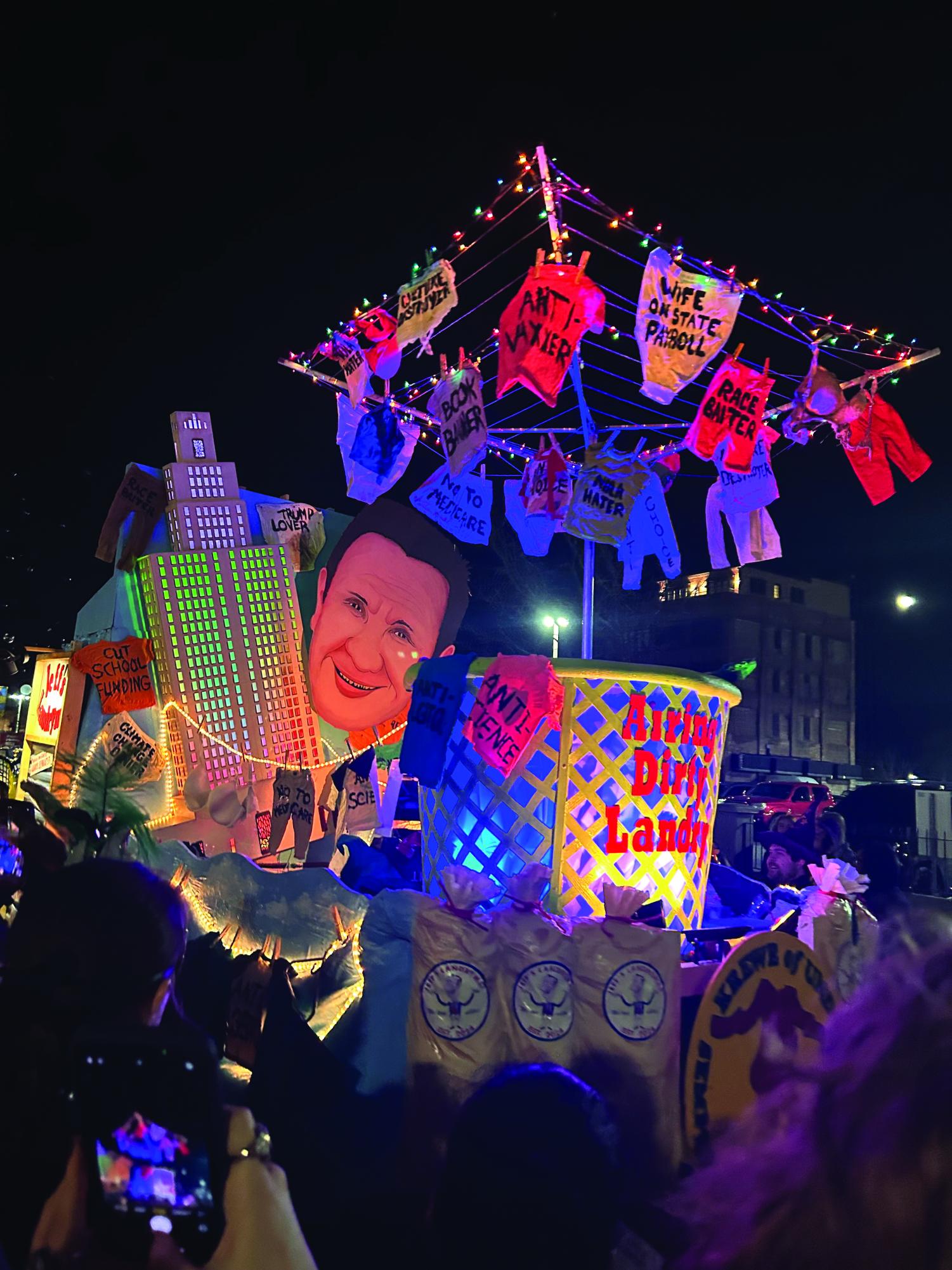 Krewe du Vieux floats make political commentary The Maroon