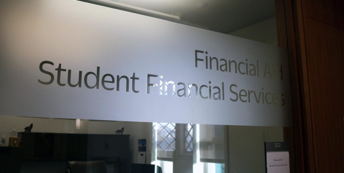View of the Office of Financial Aid and Student Financial Services, which are housed in the same suite in Thomas Hall. The two departments have separate roles on campus.