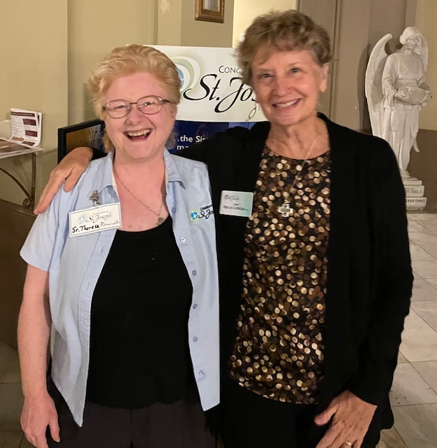 On Sunday evening I was joined by my sister in community, Theresa Pitruzzello, CSJ (Loyola alumna who lives in NOLA) to represent our Sisters of St. Joseph alongside other religious of the Archdiocese for 6 PM Mass at Holy Name of Jesus Church (concelebrated with the Archbishop.)