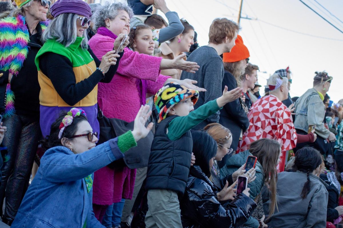 Photo of Mardi Gras crowd at Tit Rex.