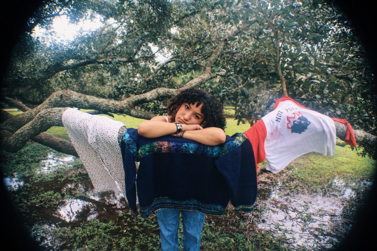 Photos of Lizette Camarena  in Audubon Park. Heidi Herrera/ The Maroon 