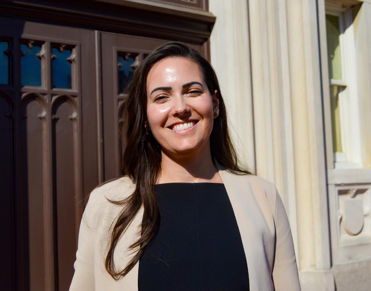 Desiree Rodriguez photographed in front of Marquette Hall on Sept. 2, 2025. Ashlyn Bobb Collins/ The Maroon