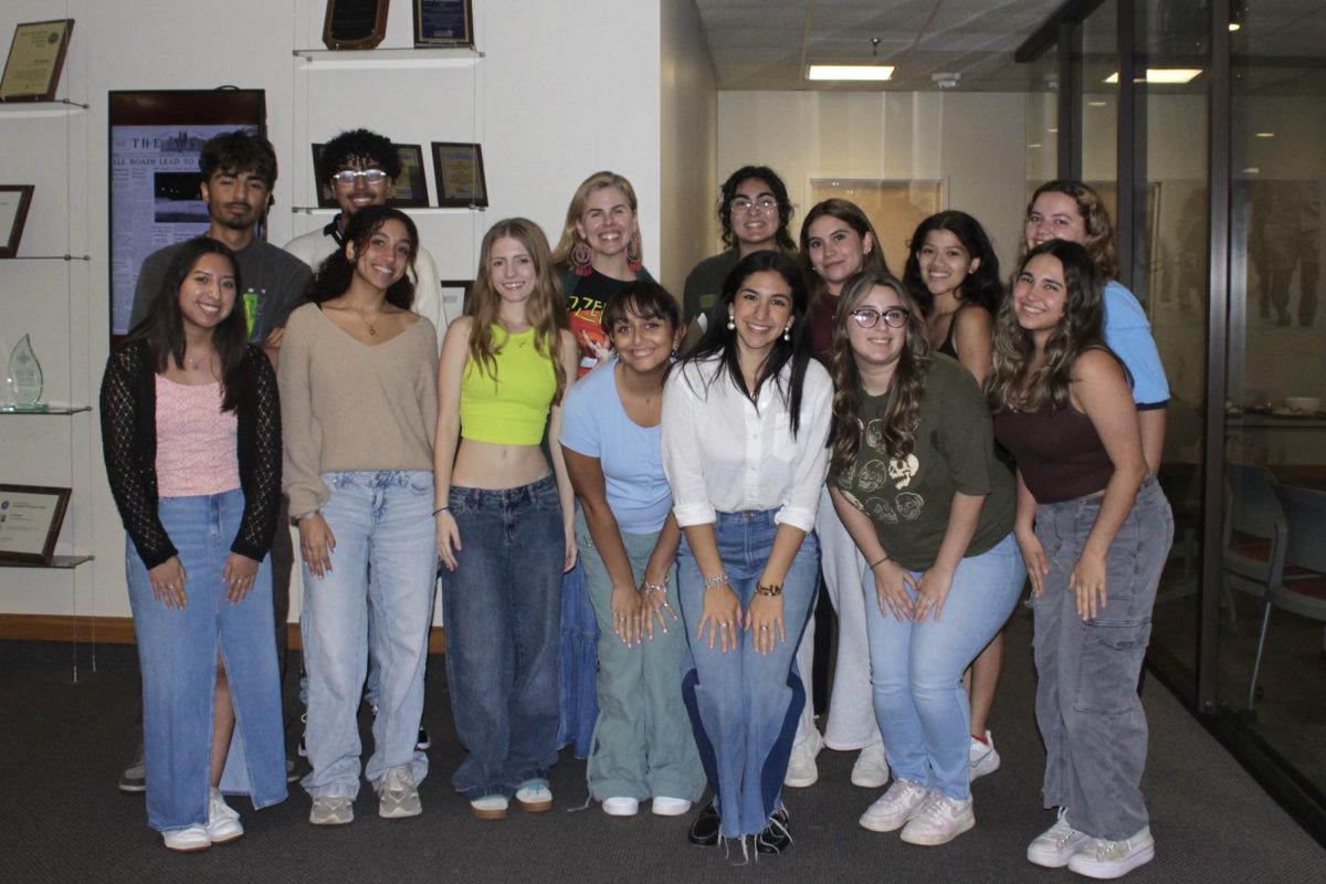 Group picture of new club members of NAHJ. 