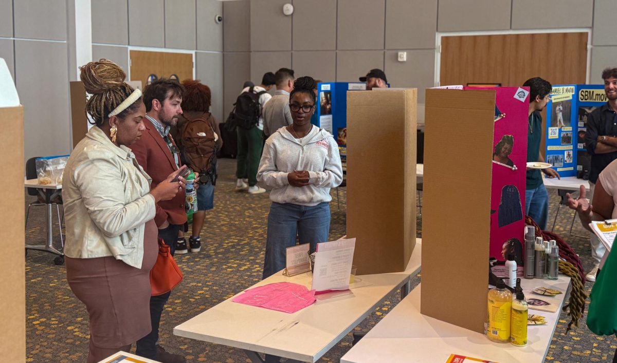 Zyrea King campaigns her brand of baked treats called Zee's sweets.
