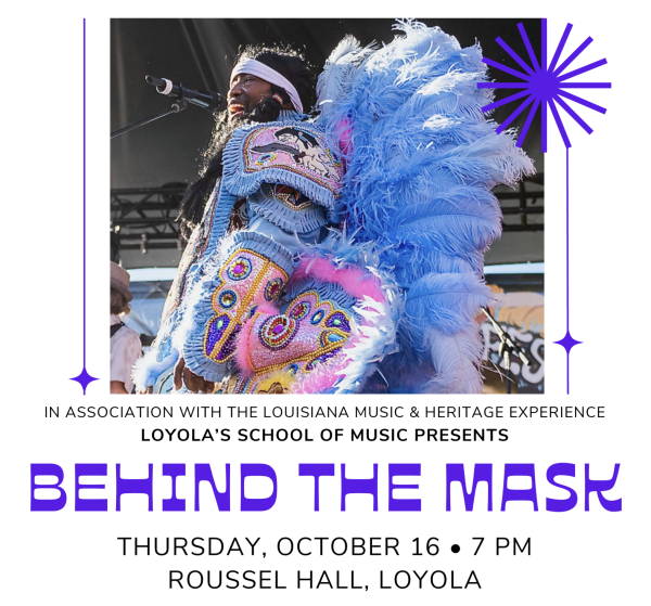 Navigation to Story: “Behind the Mask” offers invite to Loyola Students
