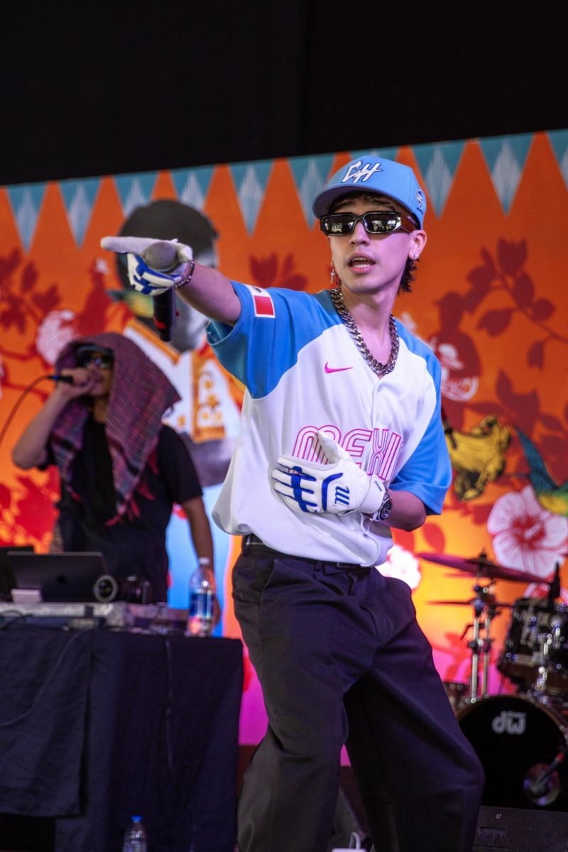 Damian CH performs at jazz fest on May 2, 2025. 