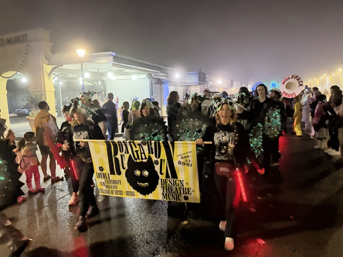 Loyola students and faculty walking in Chewbacchus on Saturday, Jan. 24, 2025. 