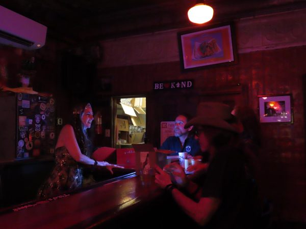A bartender speaks with patrons at the Maple Leaf Bar on Wednesday, Feb 10, 2026. Cae Nguyen/the Maroon